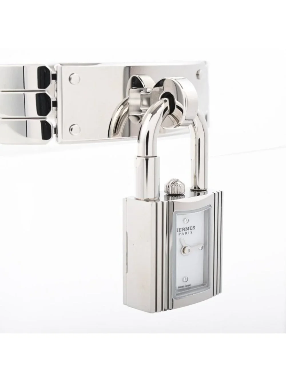 Hermes Watch Kelly Silver